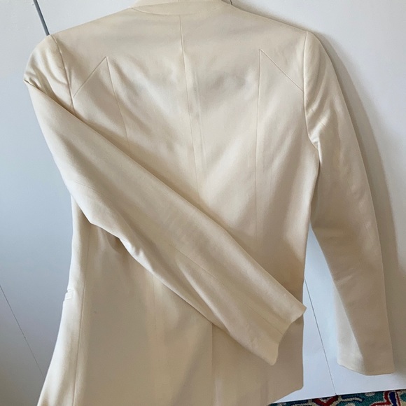 Truth and Pride cream tuxedo style blazer - Picture 5 of 5